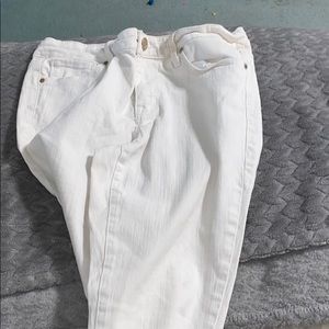 Plain White jeans